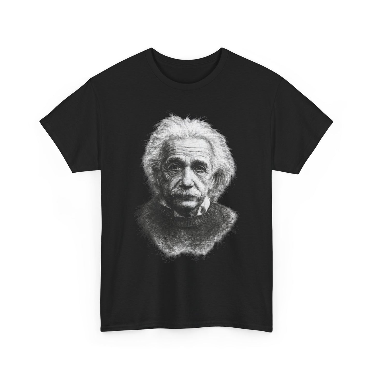 Albert Einstein Genius Physicist Retro Art T Shirt Iconic Science Graphic Tee