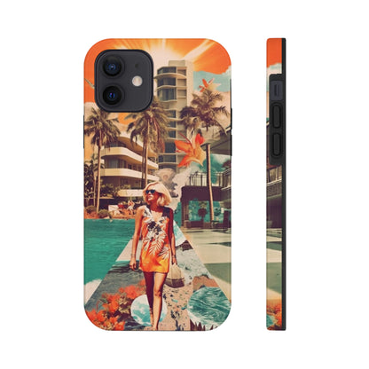 A Day at the Beach iPhone Tough Case | Embrace the Serenity of Coastal Living with Reliable Protection