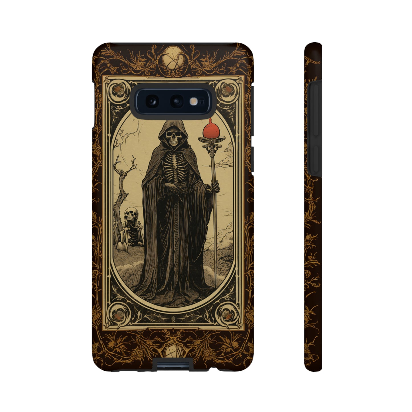 Death's Embrace: The Reaper Tarot Card