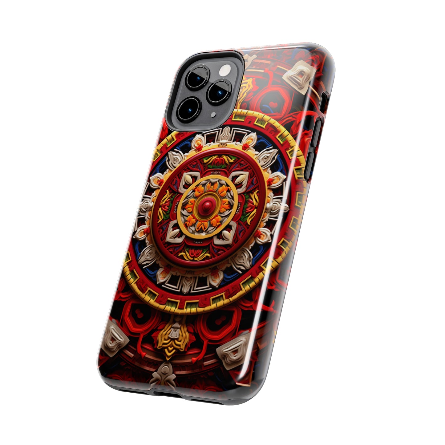 Mystical Visions: Psychedelic Tibet Mandala | Buddhist iPhone Case