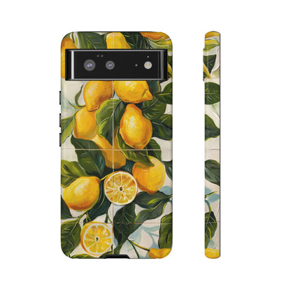 Mediterranean Lemon Italian Tile iPhone 14 Case