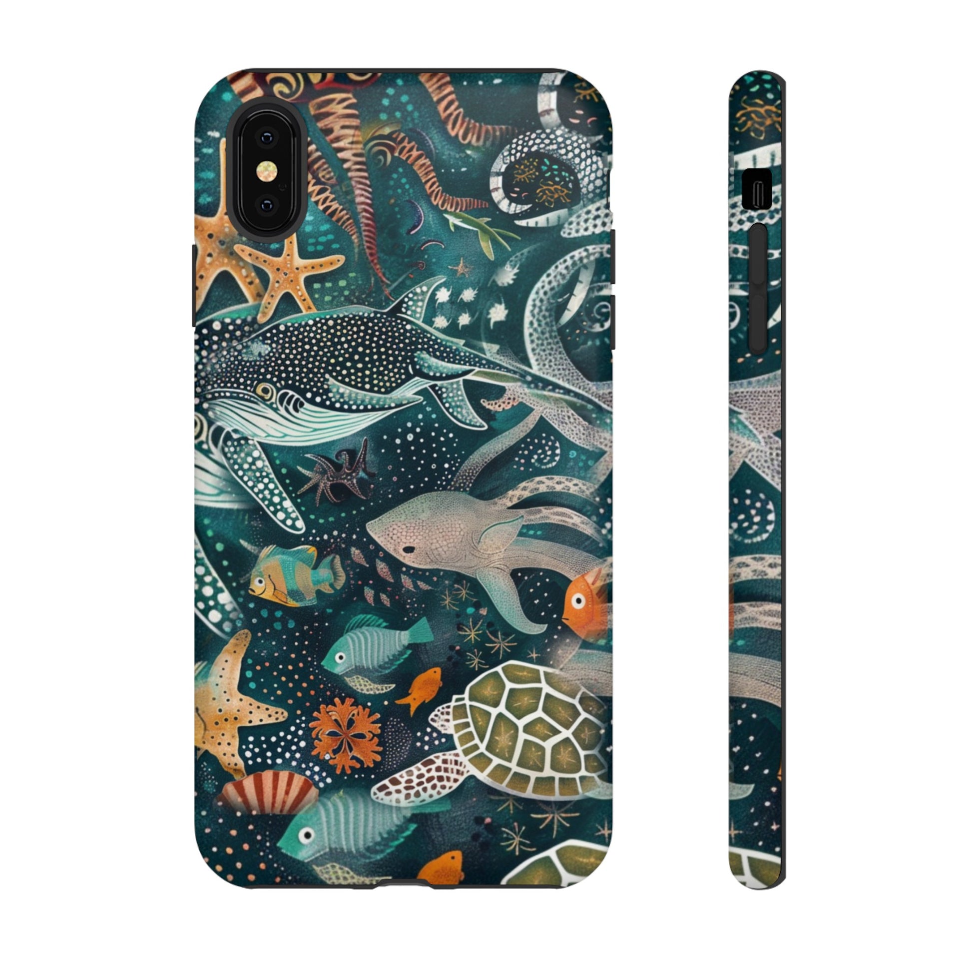 Turtle and whale shark case for iPhone 14 Pro Max