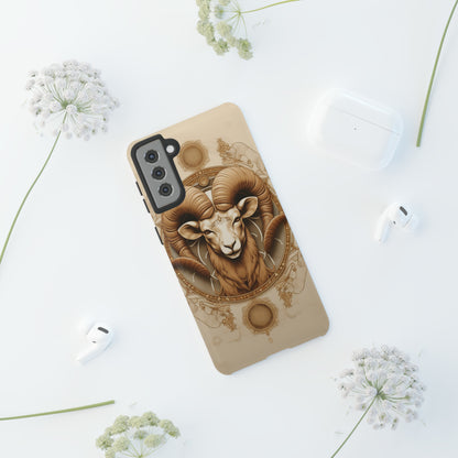 Aries Astrology Stained Glass Phone Case