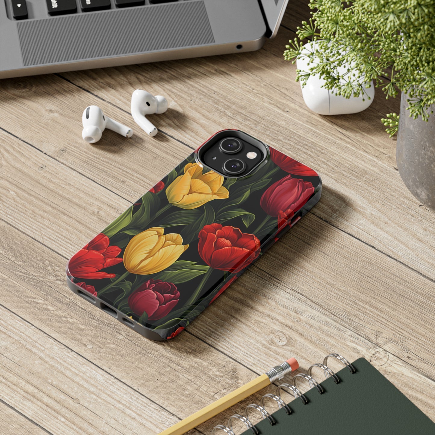 Tulip Floral Aesthetic iPhone Case | Embrace the Beauty of Nature in Full Bloom