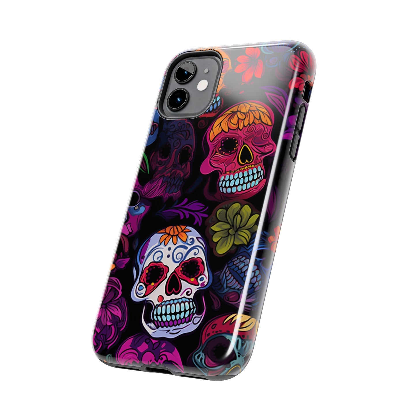 Sugar Skull iPhone Case | Day of the Dead Inspired Design for Halloween