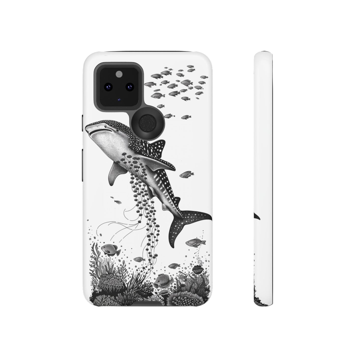 Whale Shark, Turtle, Manta Ray Phone Case