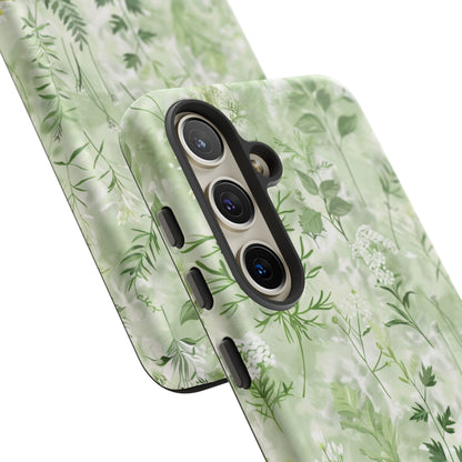 Floral Sage Green Wildflower Phone Case