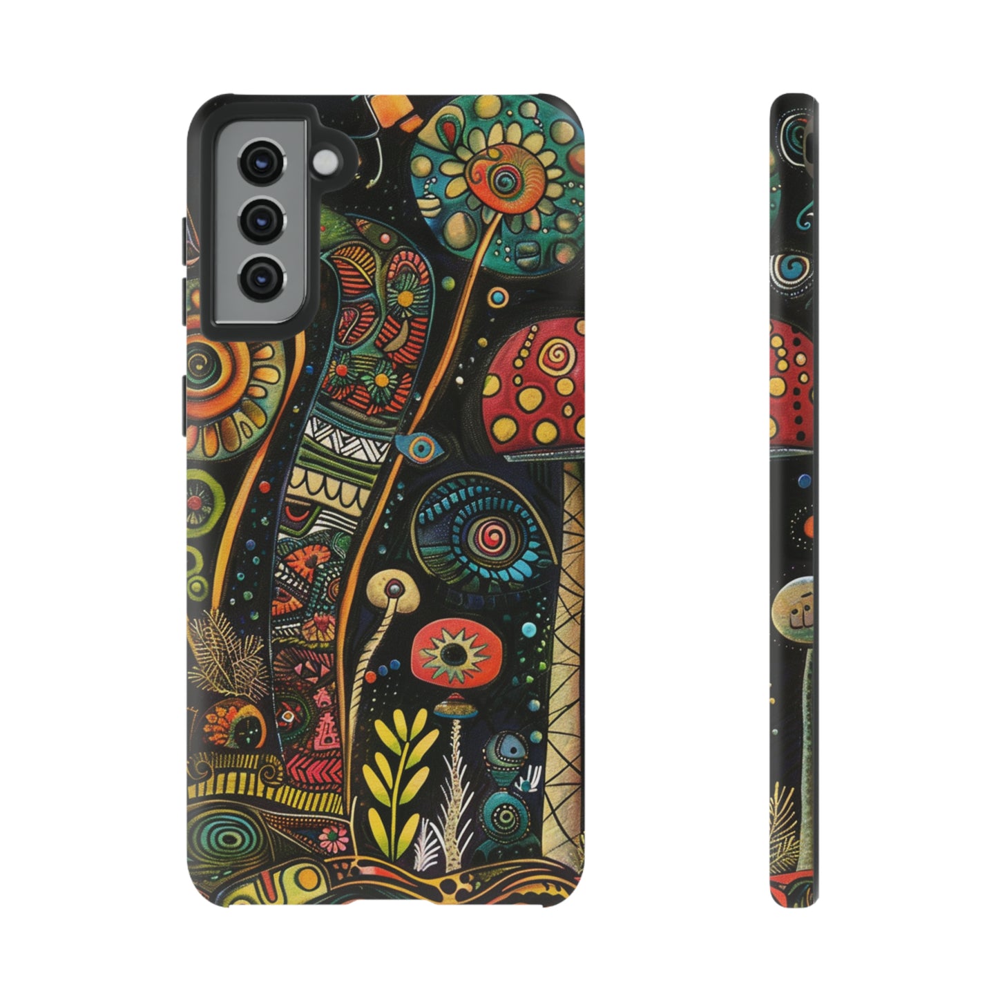 Retro 1960s Psychedelic Flowers Phone Case