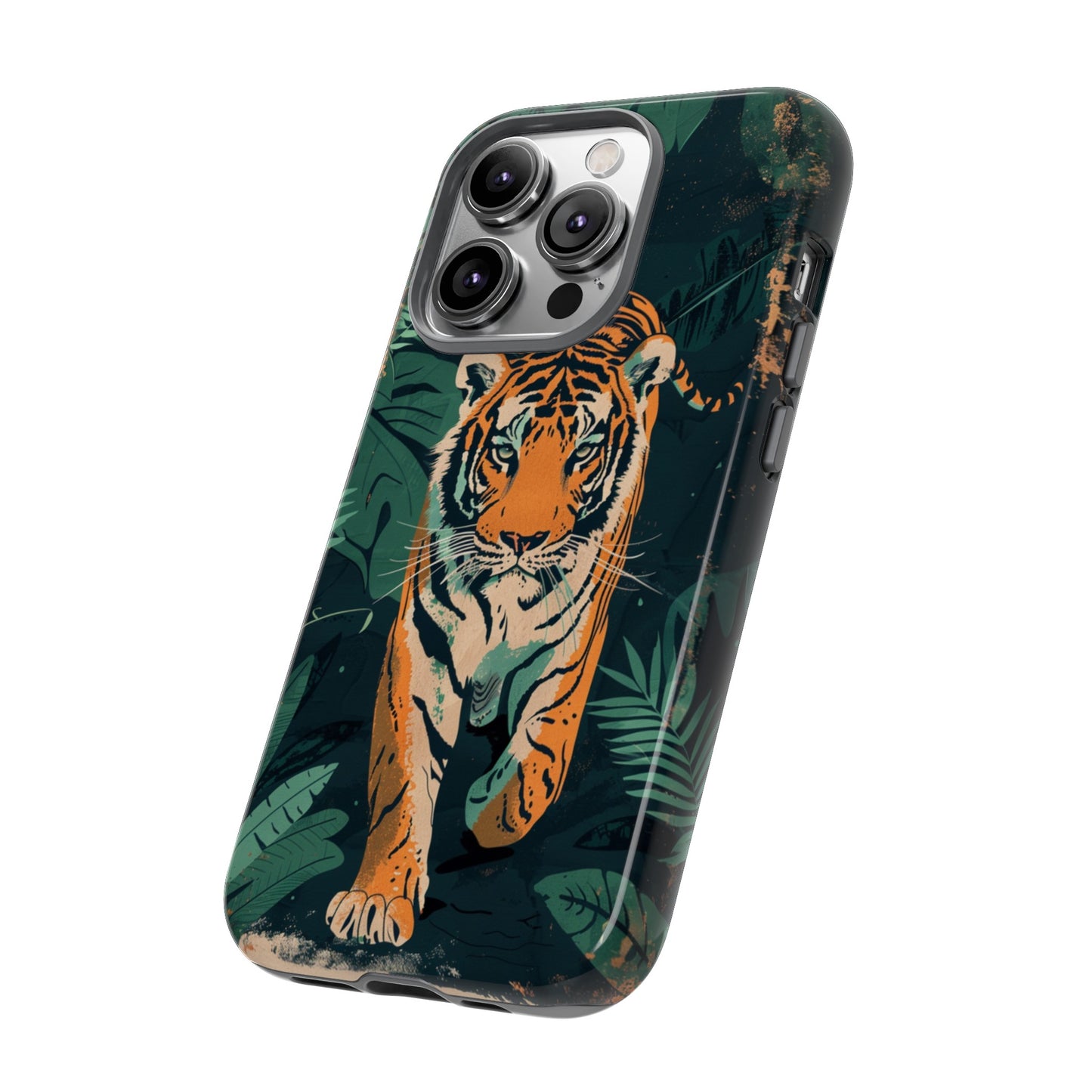 Retro Jungle Tiger Phone Case