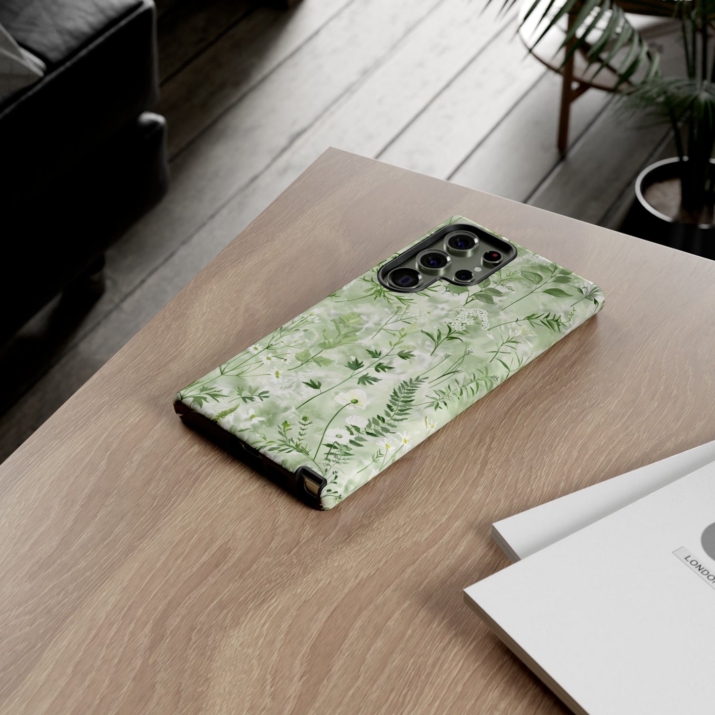 Floral Sage Green Wildflower Phone Case