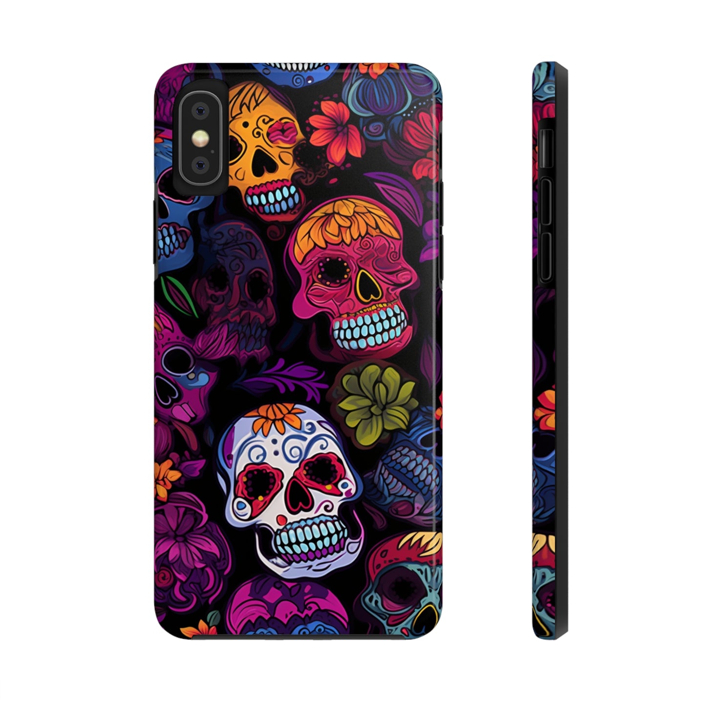 Sugar Skull iPhone Case | Day of the Dead Inspired Design for Halloween