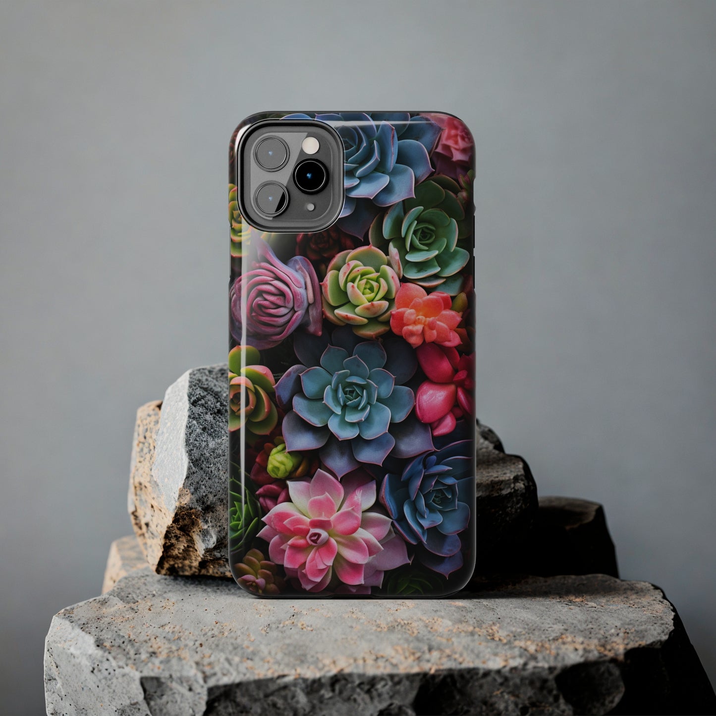 Succulent Desert Cactus Floral iPhone Case | Embrace the Beauty of Arid Elegance