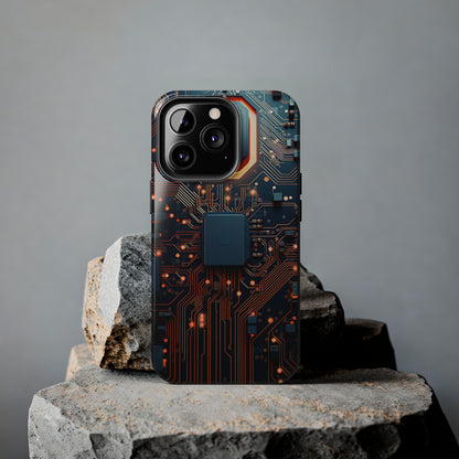 Neon Nexus: Cyberpunk Circuit Board | Futuristic Tech-Inspired iPhone Case