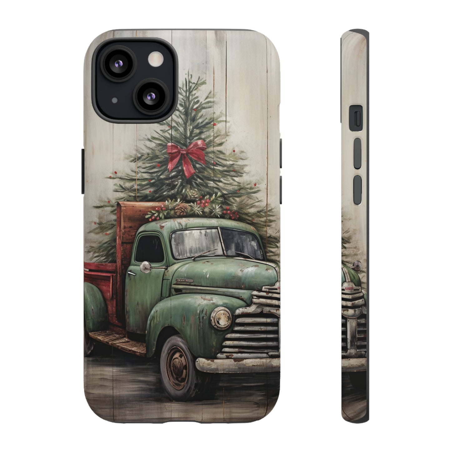 Christmas Pickup Truck Phone Case for iPhone