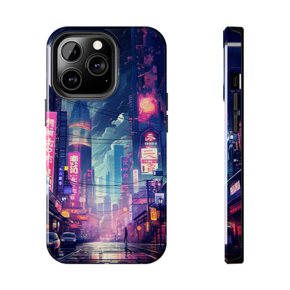 Cyberpunk Night City Phone Cover