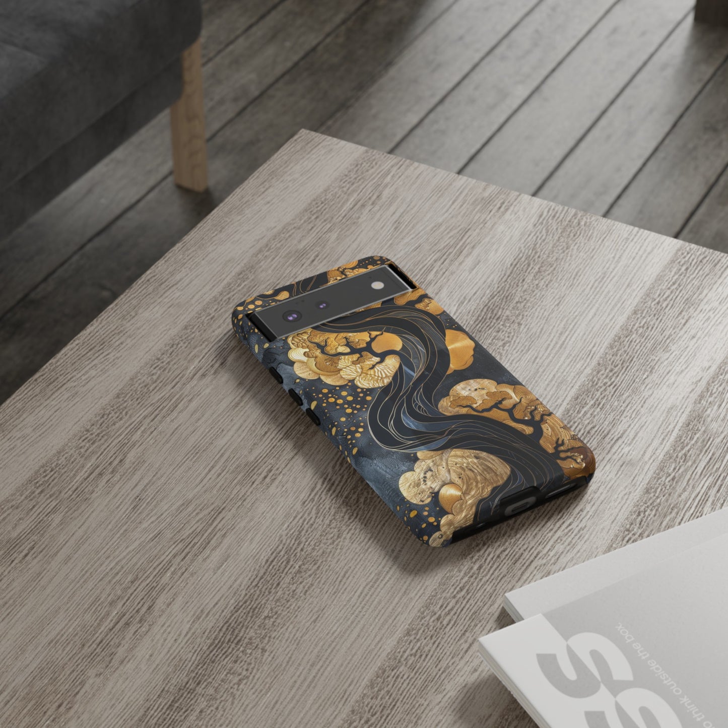 Gold and Silver Tree of Life Design Phone Case