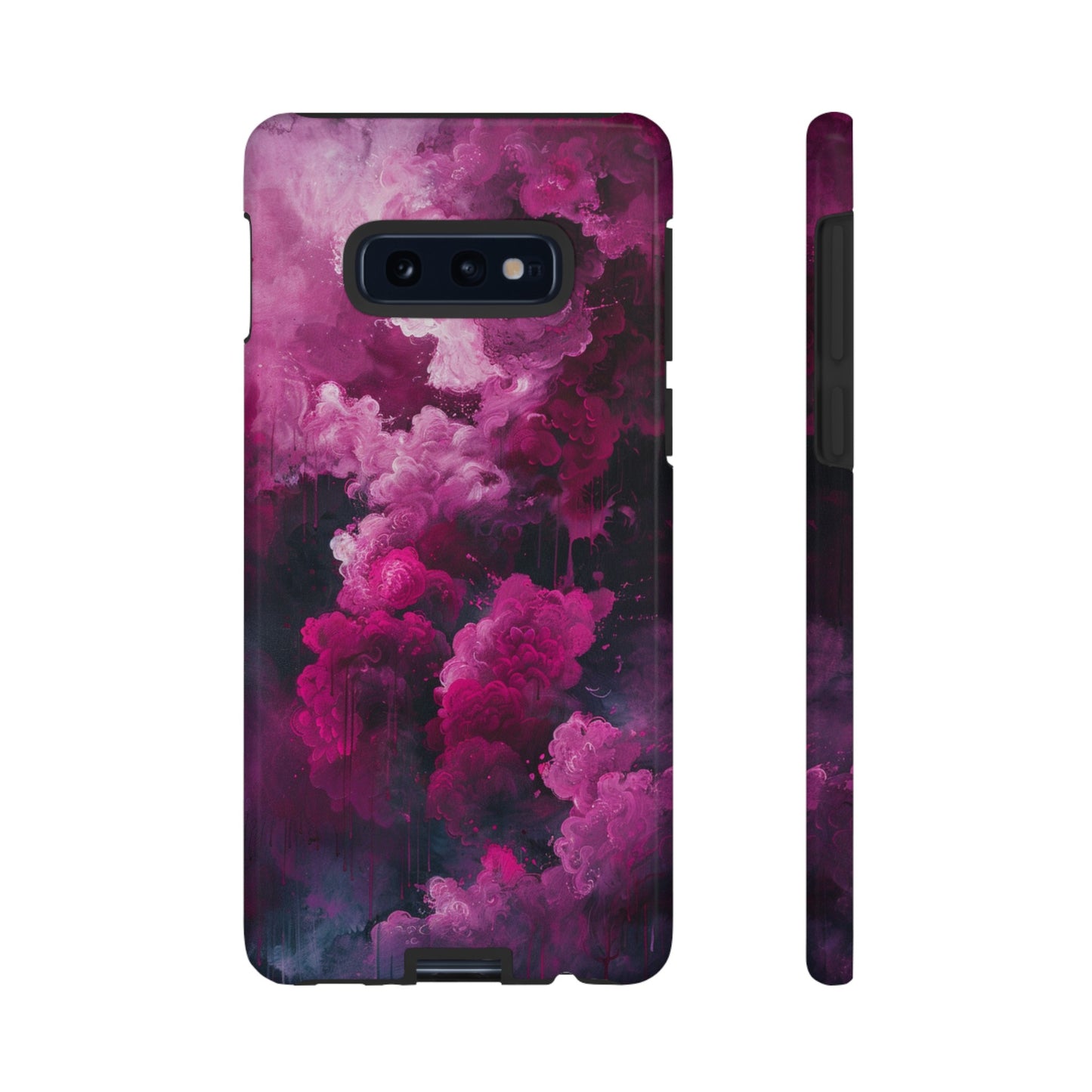 Magenta and Blue Color Explosion Phone Case