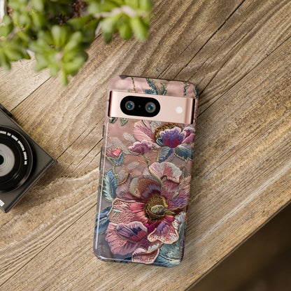 Coquette Embroidery Aesthetic Floral iPhone 14 Case