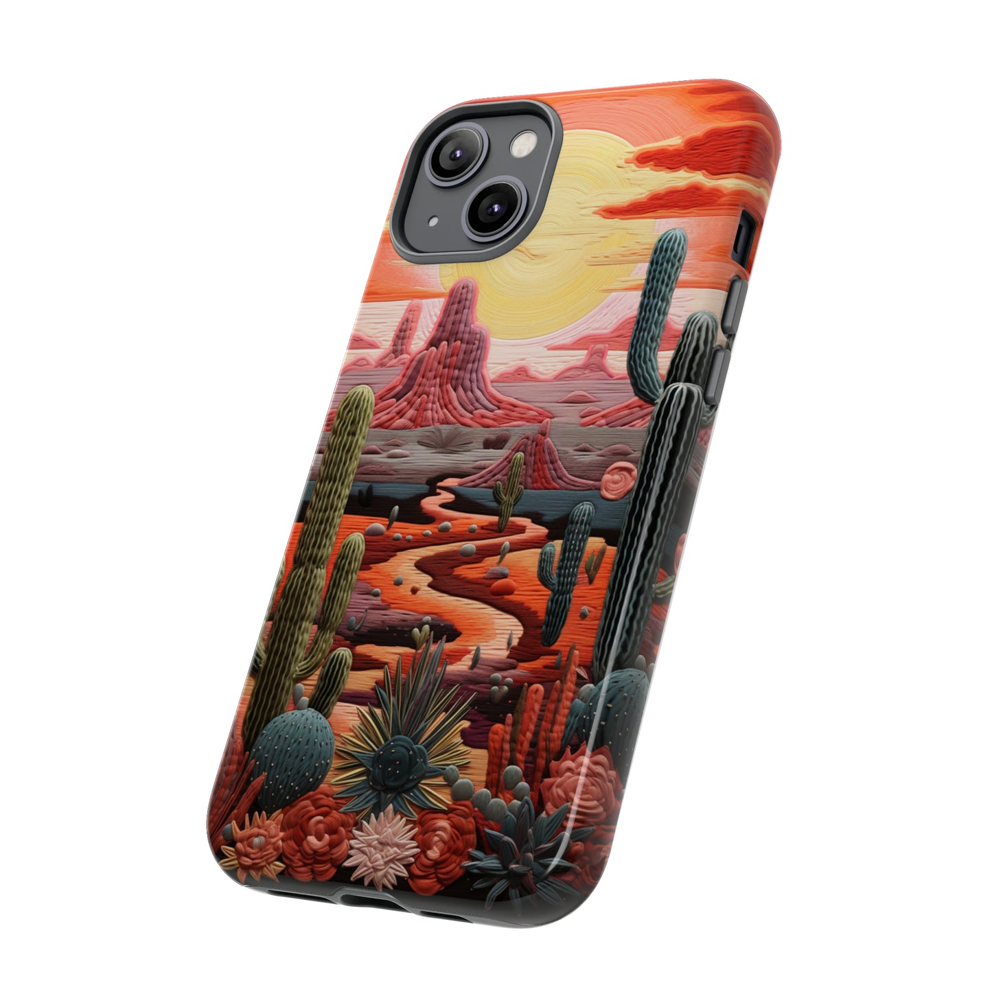 Cactus Desert Sunset Phone Case