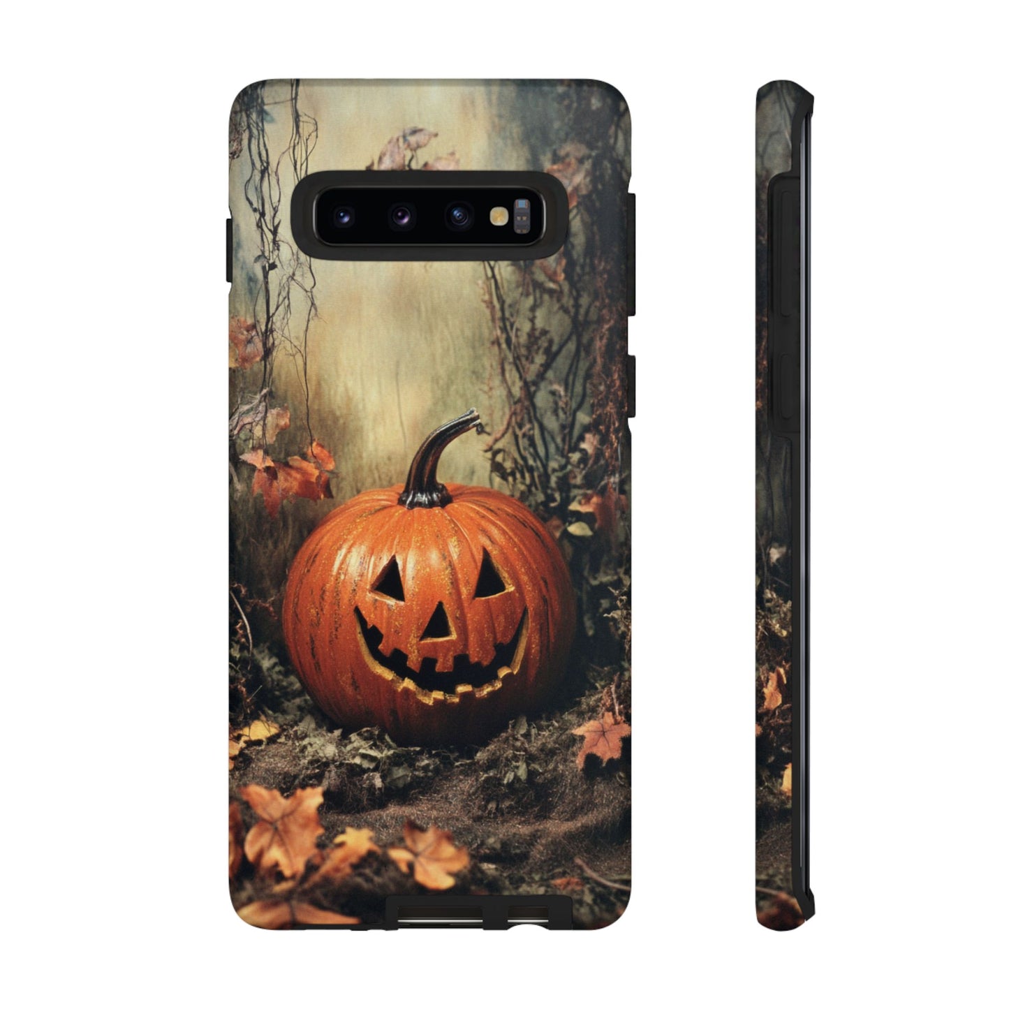 Vintage Style Halloween Jack-o'-Lantern Phone Cover