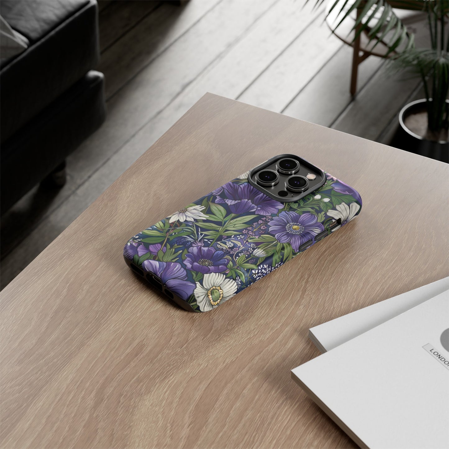 Floral Sage Purple Wildflower Phone Case