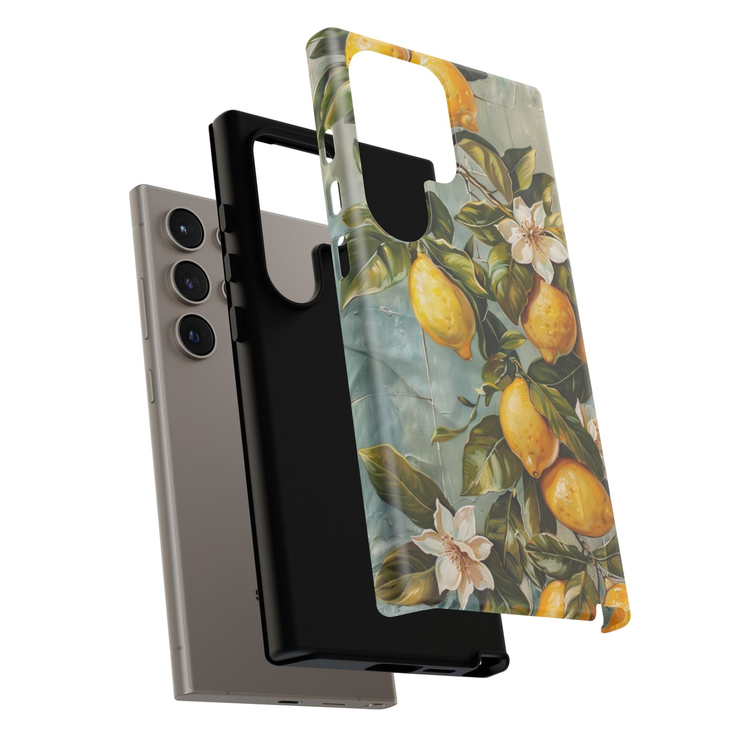 Mediterranean Lemon Tile Oil Painting iPhone 13 Case