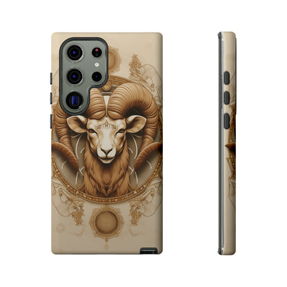 Aries Astrology Stained Glass Phone Case