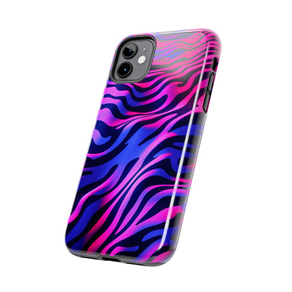 Wild Illusion: Trippy Tiger Stripes Mystique | Dynamic iPhone Case