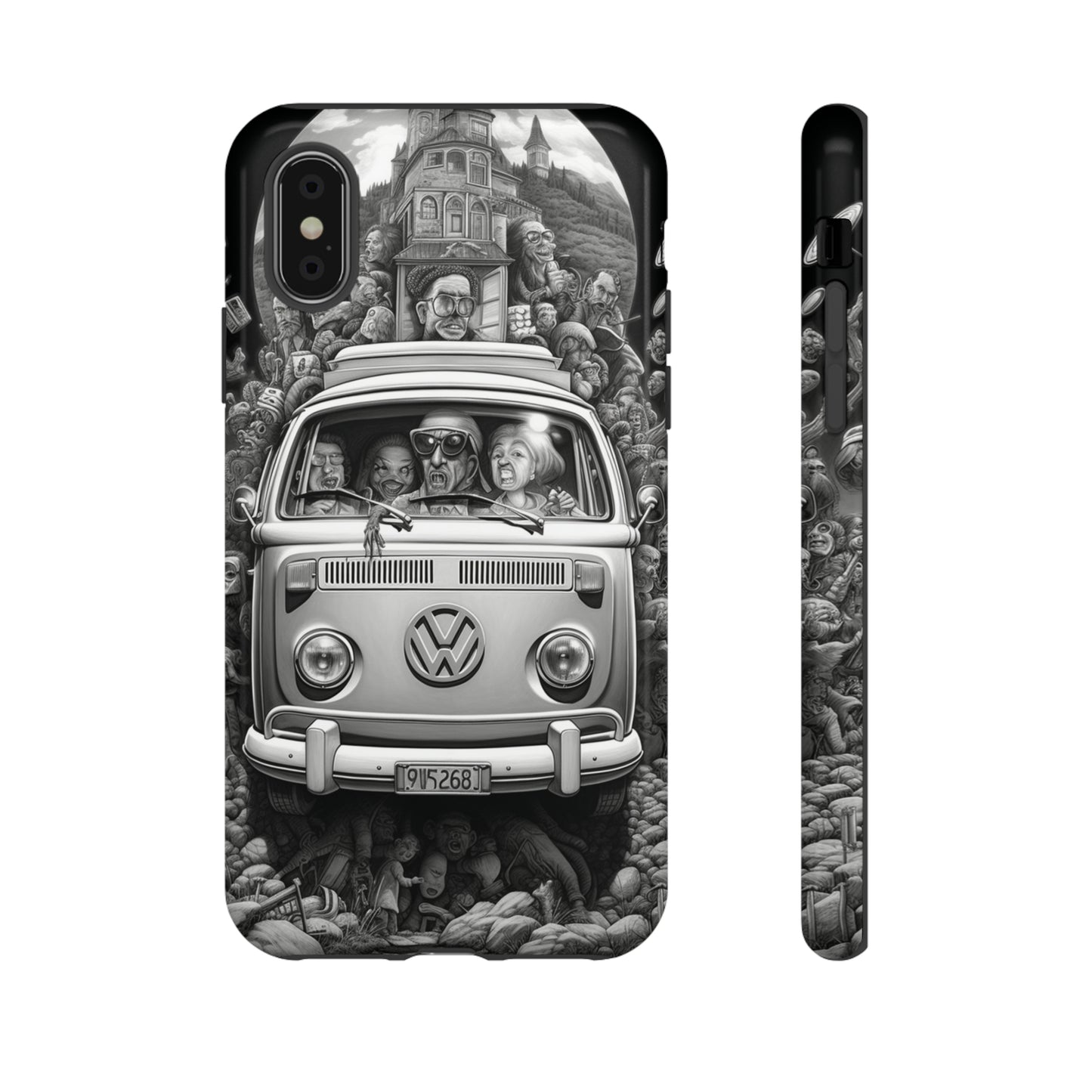 Vintage VW Camper Van iPhone Case