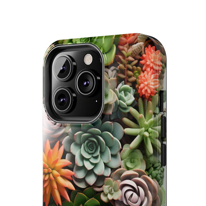 Succulent Desert Cactus Floral iPhone Case | Embrace the Beauty of Arid Elegance