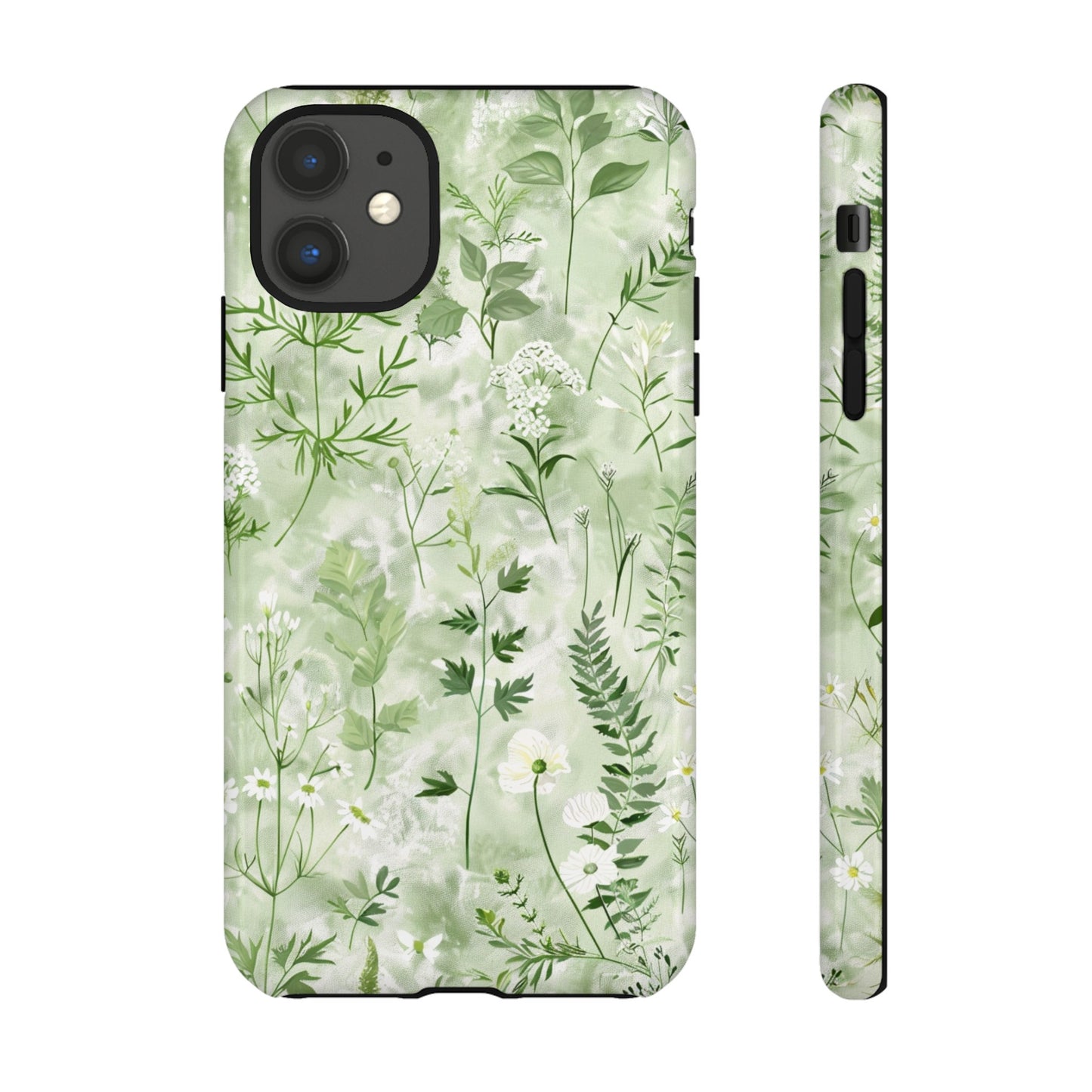 Floral Sage Green Wildflower Phone Case