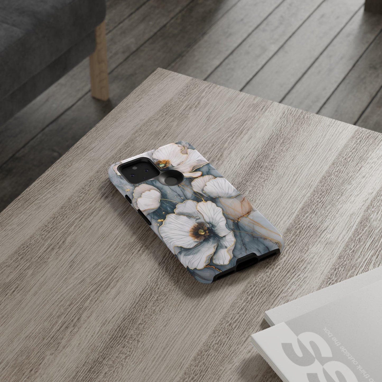 Flowers and Gold Phone Case