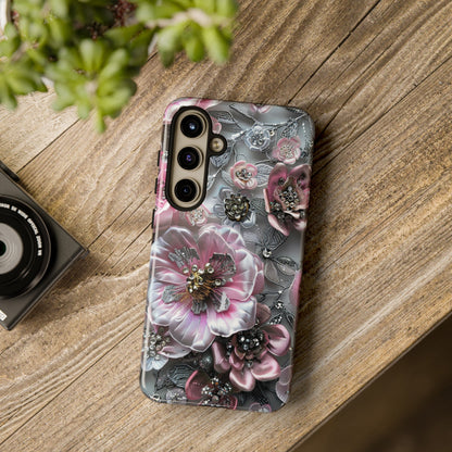 Coquette Aesthetic Floral Art iPhone 15 Case