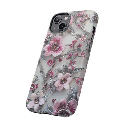 Coquette Aesthetic Floral Art iPhone 12 Case