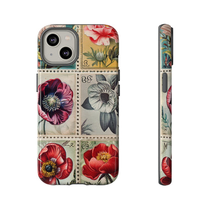 Vintage Floral Stamps Phone Case