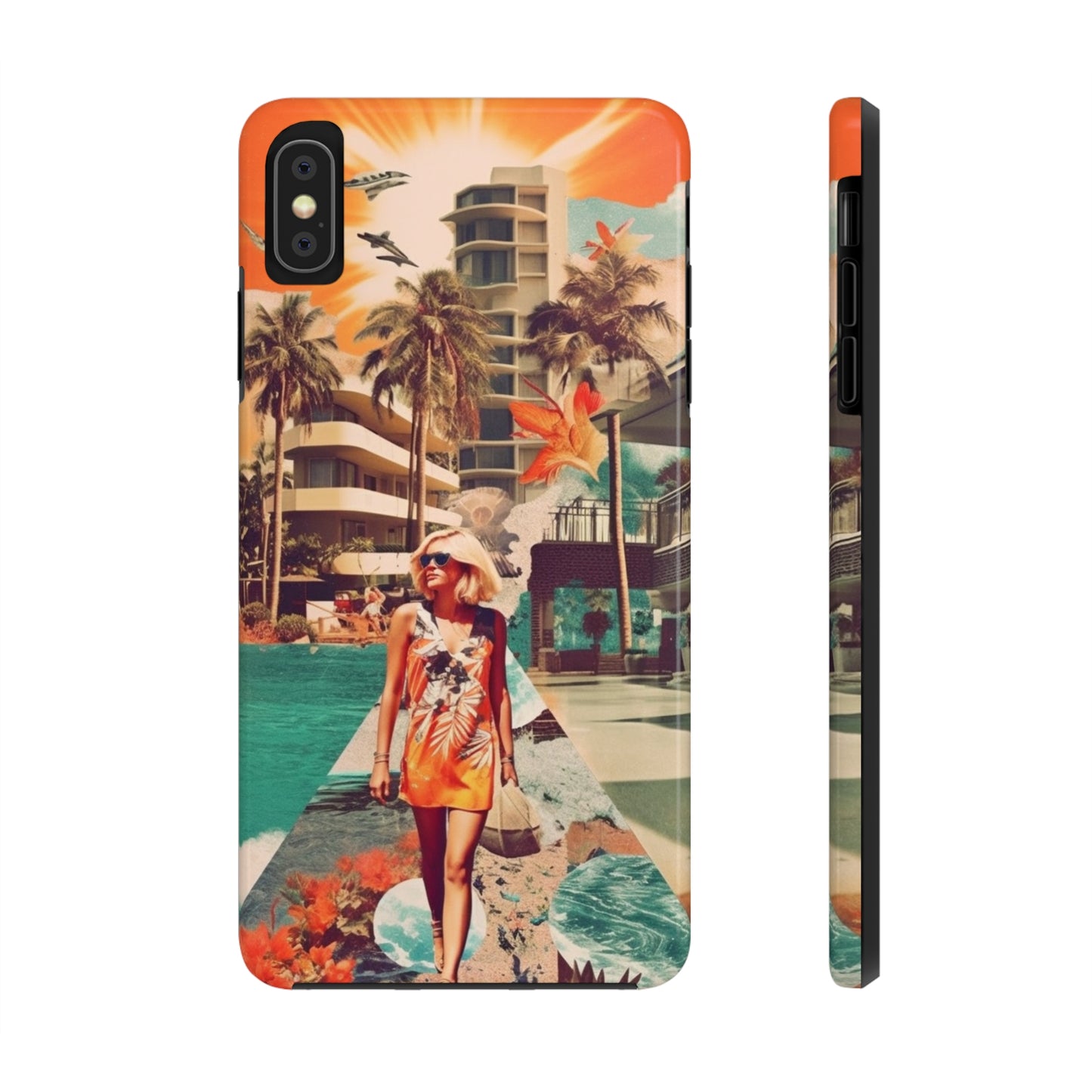 A Day at the Beach iPhone Tough Case | Embrace the Serenity of Coastal Living with Reliable Protection