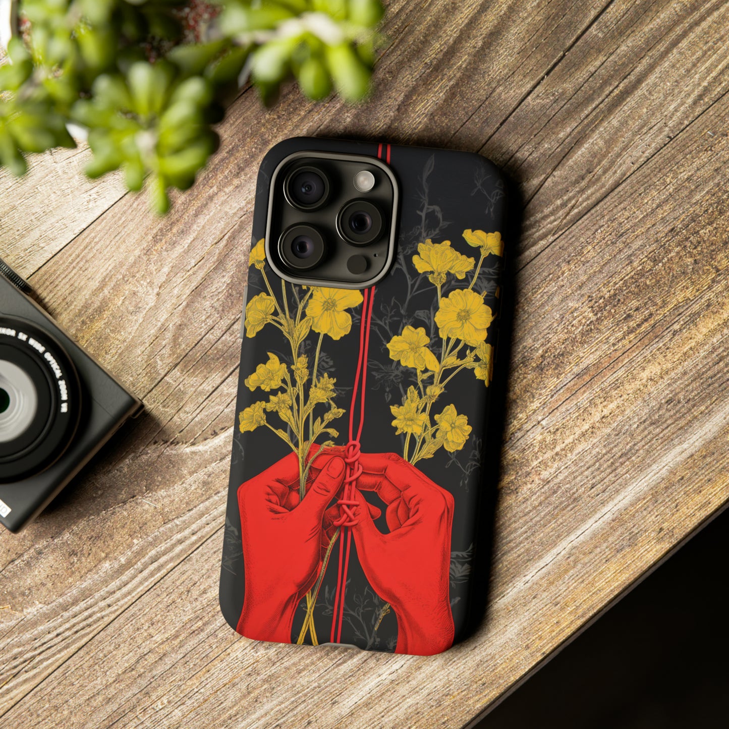 We Are All Connected Floral Phone Case