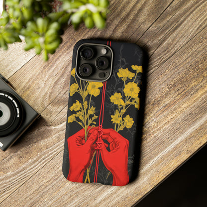 We Are All Connected Floral Phone Case