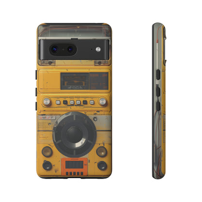 Cyberpunk Techno Gadget Walkman: Premium Phone Tough Case for iPhone, Samsung Galaxy, and Google Pixel