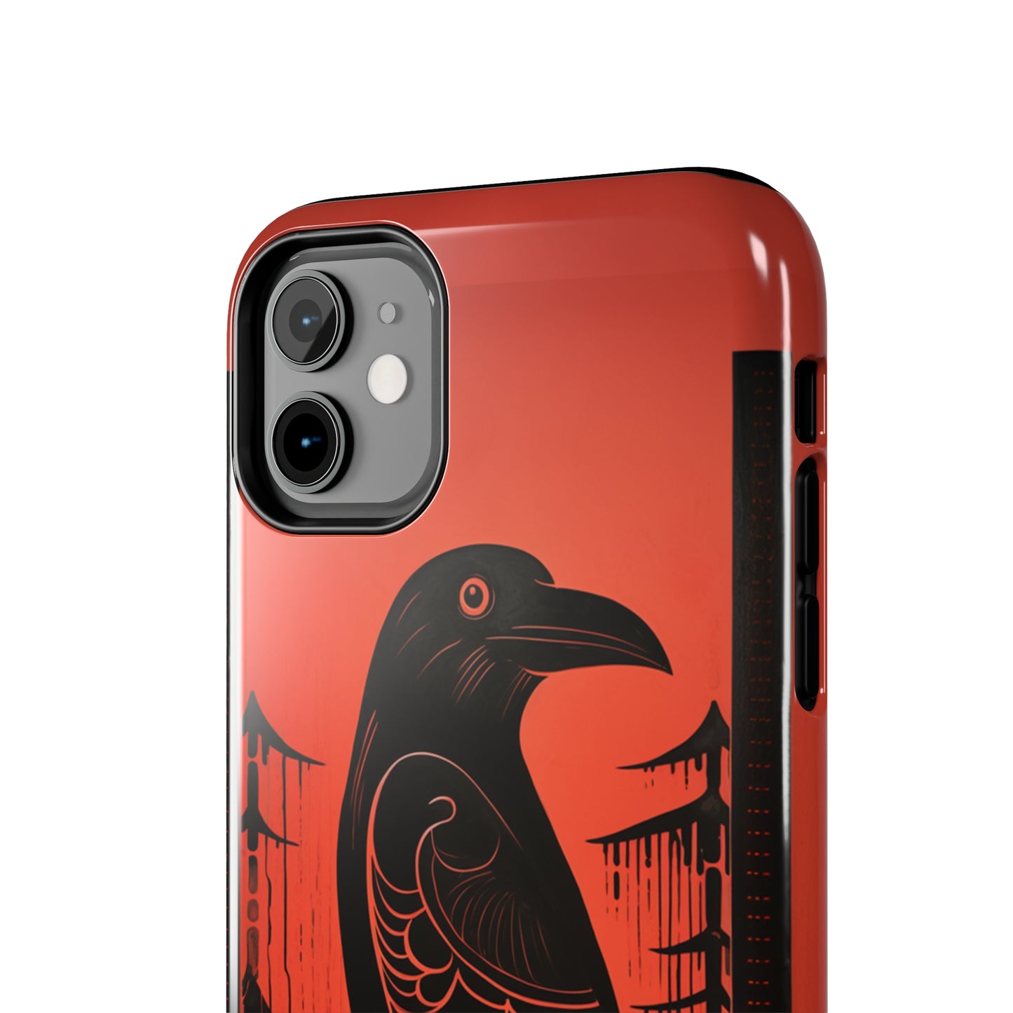 Mystic Totem: Northwest Native American Tribal Raven | Cultural Heritage iPhone Case