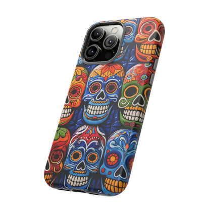 Day of the Dead Mexican Talavera Tile