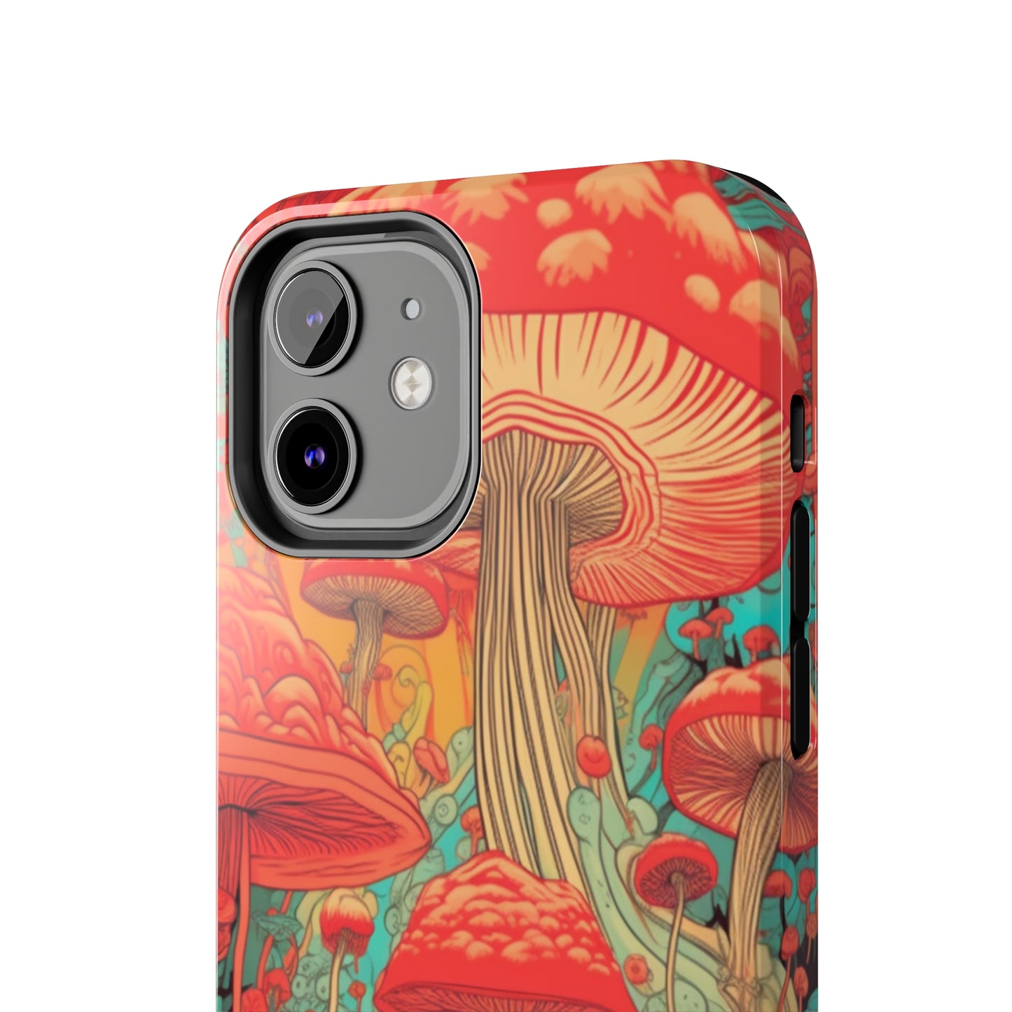 Trippy Magic Mushroom Tough iPhone Case | Embrace the Psychedelic Art