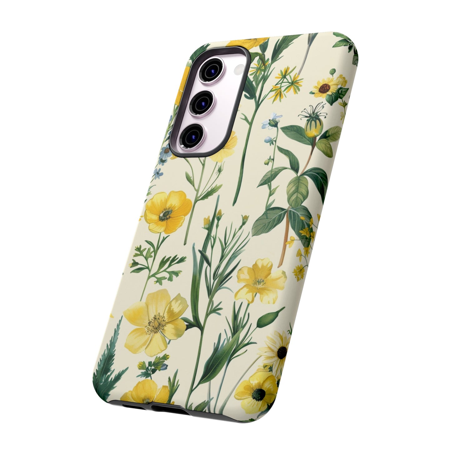 Floral Sage Yellow Wildflower Phone Case