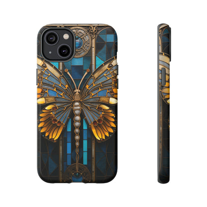 Stained Glass iPhone Butterfly Floral Aesthetic Art Nouveau