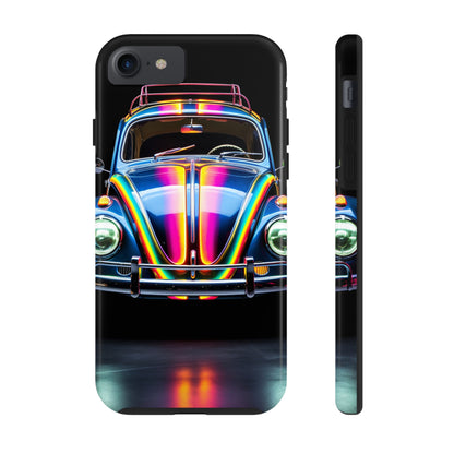 iPhone Case | Colorful Journeys: Psychedelic VW Bug iPhone Tough Case