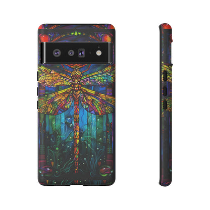 Art Deco Stained Glass Dragonfly Phone Cover