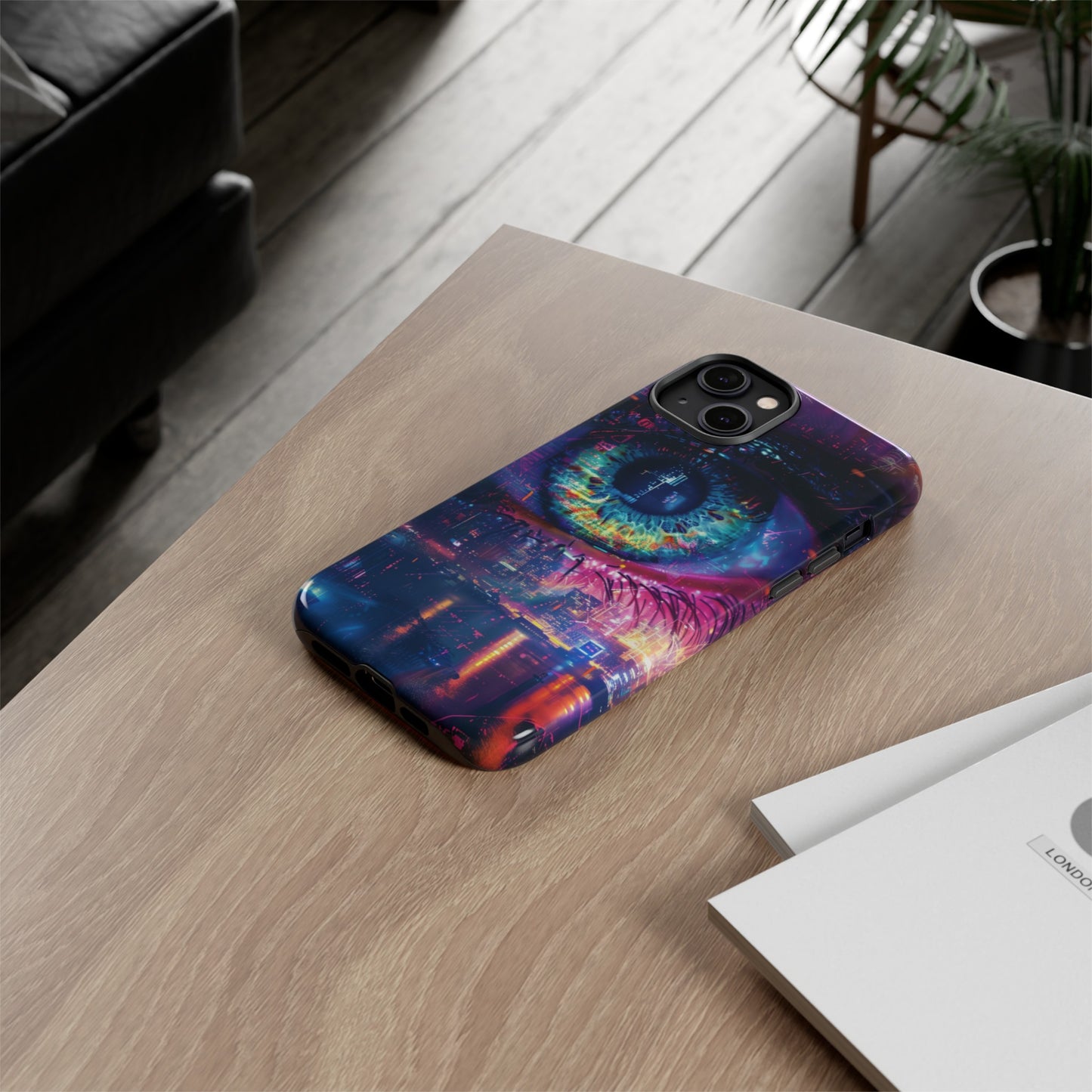 Eye of the Beholder Cyberpunk Art Phone Case