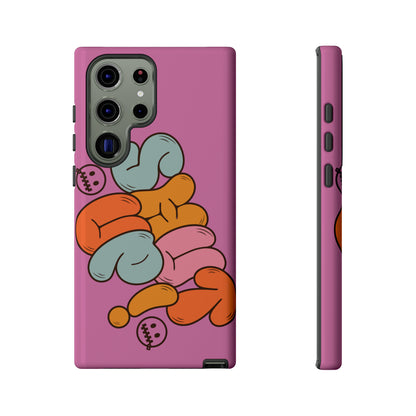 Shut Up Phone Case | Warm Retro Psychedelic Colors | For iPhone, Pixel, Samsung