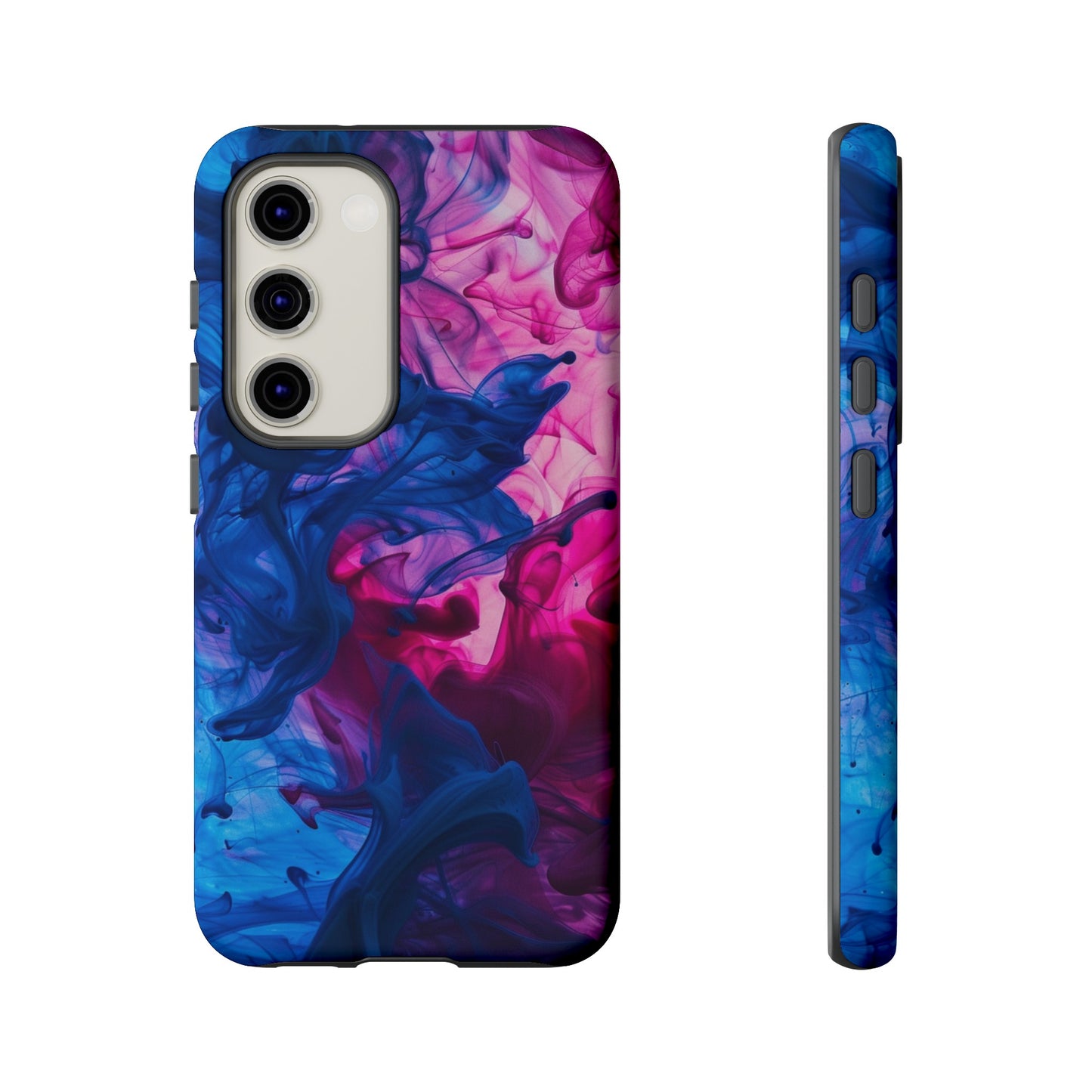 Magenta and Blue Color Explosion Phone Case