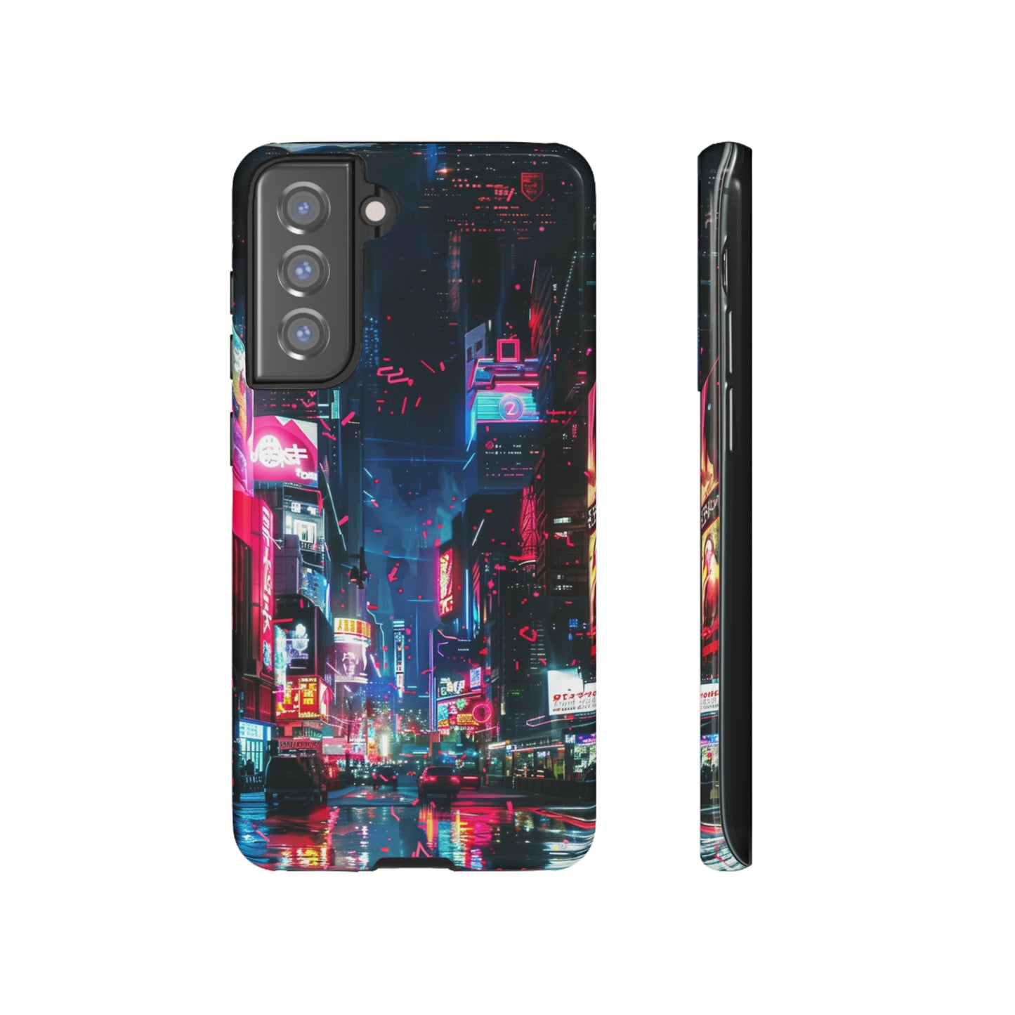 Cyberpunk Tokyo Cityscape Phone Case